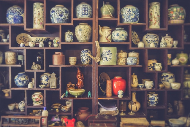 Ancient vases and items